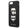 Karl Lagerfeld KLHCI8LSAKICKCBK iPhone7 Plus / 8 Plus czarny/black hardcase Saffiano Karl&Choupette Head